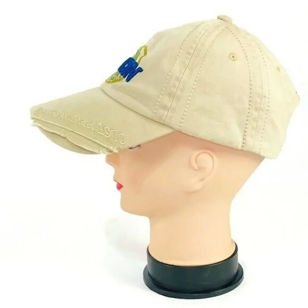 Caribbean Side Cancun Women's Light Brown Adjustable Baseball Cap